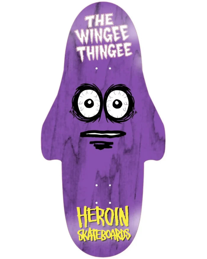 Wingee Thingee Skateboard Deck Purple