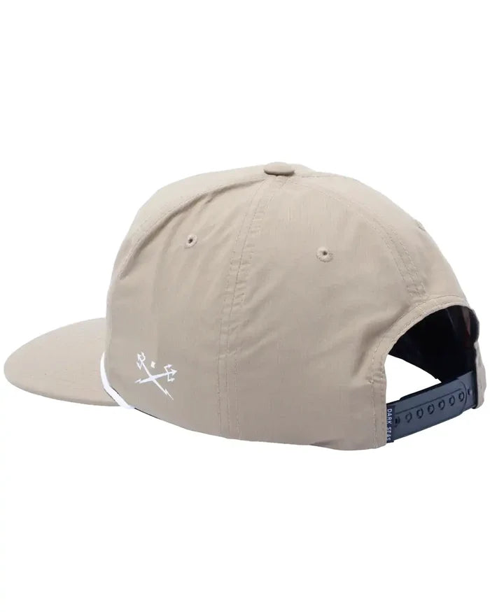 Wishing Nylon Snapback Hat - Brown