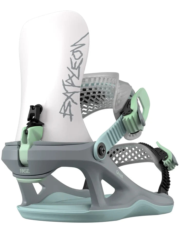 Womens Ghost Fase Snowboard Bindings - Gray Pistachio 2027