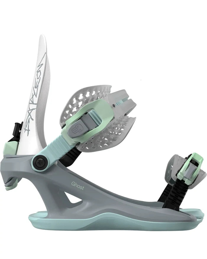 Womens Ghost Fase Snowboard Bindings - Gray Pistachio 2027