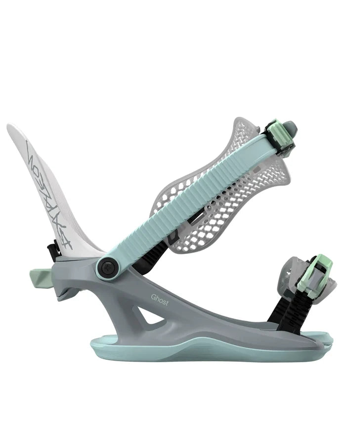 Womens Ghost Fase Snowboard Bindings - Gray Pistachio 2027