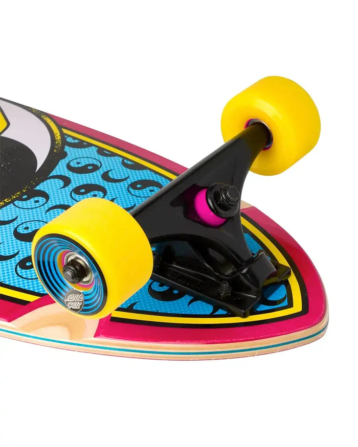 Yin Yang Dot Pintail Complete Longboard