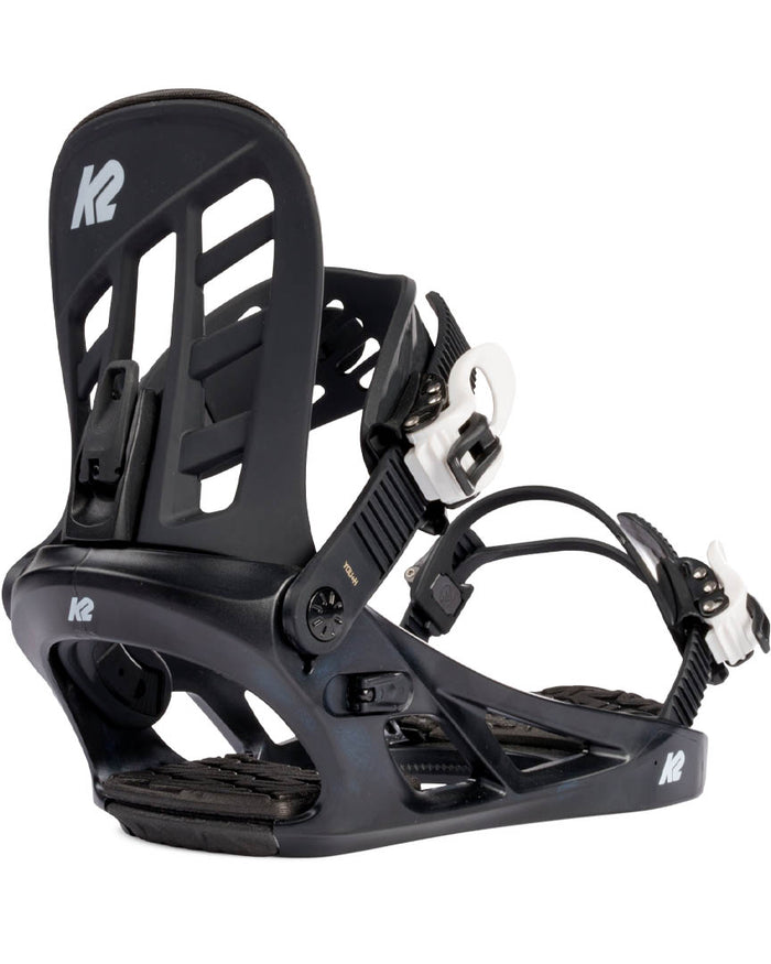 K2 You+H Snowboard Bindings - Black 2023